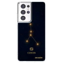 Átlátszó szilikon tok az alábbi mobiltelefonokra Samsung Galaxy S21 Ultra 5G G998B - CANCER