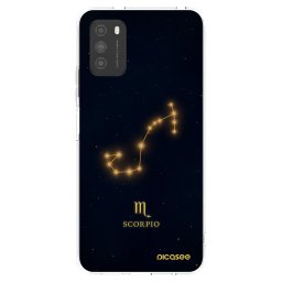 Átlátszó szilikon tok az alábbi mobiltelefonokra Xiaomi Poco M3 - SCORPIO
