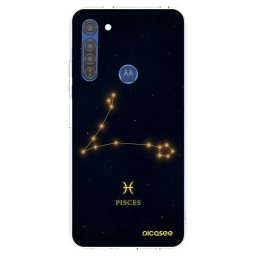 Átlátszó szilikon tok az alábbi mobiltelefonokra Motorola Moto G8 - PISCES