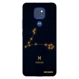 Átlátszó szilikon tok az alábbi mobiltelefonokra Motorola Moto G9 Play - PISCES
