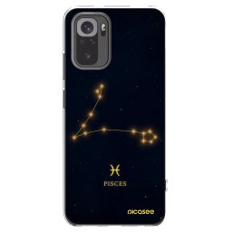 Átlátszó szilikon tok az alábbi mobiltelefonokra Xiaomi Redmi Note 10 - PISCES