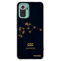 Átlátszó szilikon tok az alábbi mobiltelefonokra Xiaomi Redmi Note 10 Pro - AQUARIUS