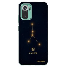 Átlátszó szilikon tok az alábbi mobiltelefonokra Xiaomi Redmi Note 10 Pro - CANCER