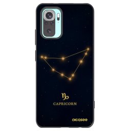 Fekete szilikon tok az alábbi mobiltelefonokra Xiaomi Redmi Note 10 Pro - CAPRICORN