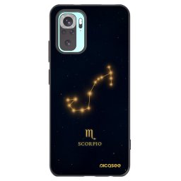 Fekete szilikon tok az alábbi mobiltelefonokra Xiaomi Redmi Note 10 Pro - SCORPIO
