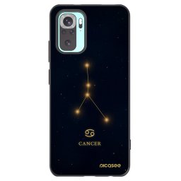 Fekete szilikon tok az alábbi mobiltelefonokra Xiaomi Redmi Note 10 Pro - CANCER