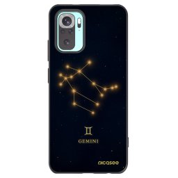Fekete szilikon tok az alábbi mobiltelefonokra Xiaomi Redmi Note 10 Pro - GEMINI