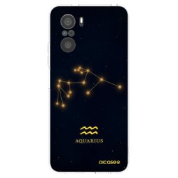 Átlátszó szilikon tok az alábbi mobiltelefonokra Xiaomi Poco F3 - AQUARIUS