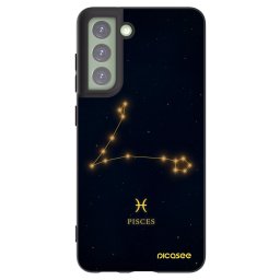 Fekete szilikon tok az alábbi mobiltelefonokra Samsung Galaxy S21 FE 5G - PISCES