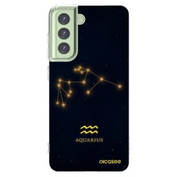 Átlátszó szilikon tok az alábbi mobiltelefonokra Samsung Galaxy S21 FE 5G - AQUARIUS