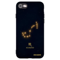 Fekete szilikon tok az alábbi mobiltelefonokra Apple iPhone SE 2022 - SCORPIO