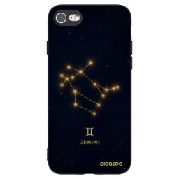 Fekete szilikon tok az alábbi mobiltelefonokra Apple iPhone SE 2022 - GEMINI