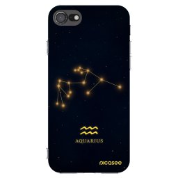 Átlátszó szilikon tok az alábbi mobiltelefonokra Apple iPhone SE 2022 - AQUARIUS