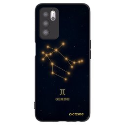 Fekete szilikon tok az alábbi mobiltelefonokra OPPO A16 - GEMINI