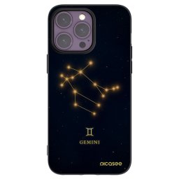 Fekete szilikon tok az alábbi mobiltelefonokra Apple iPhone 14 Pro Max - GEMINI