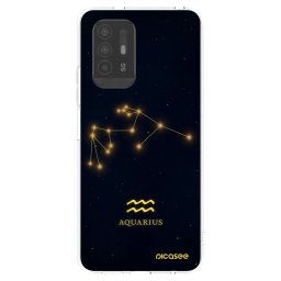 Átlátszó szilikon tok az alábbi mobiltelefonokra OPPO A94 5G - AQUARIUS