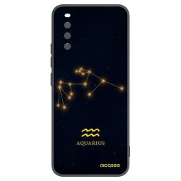 Fekete szilikon tok az alábbi mobiltelefonokra Sony Xperia 10 III - AQUARIUS