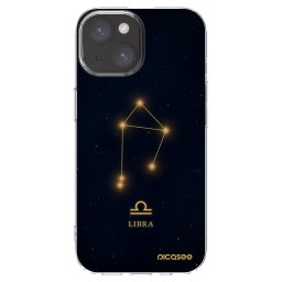 Átlátszó szilikon tok az alábbi mobiltelefonokra Apple iPhone 15 - LIBRA
