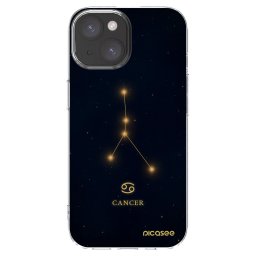 Átlátszó szilikon tok az alábbi mobiltelefonokra Apple iPhone 15 - CANCER