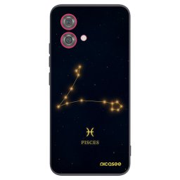 Fekete szilikon tok az alábbi mobiltelefonokra Motorola Moto G84 5G - PISCES