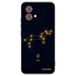 Fekete szilikon tok az alábbi mobiltelefonokra Motorola Moto G84 5G - LEO