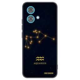 Fekete szilikon tok az alábbi mobiltelefonokra Motorola Edge 40 Neo - AQUARIUS