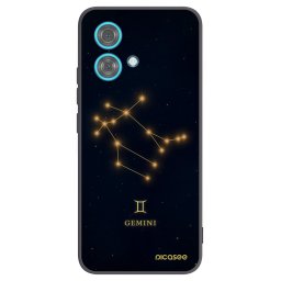 Fekete szilikon tok az alábbi mobiltelefonokra Motorola Edge 40 Neo - GEMINI