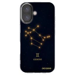 Átlátszó szilikon tok az alábbi mobiltelefonokra Apple iPhone 16 - GEMINI