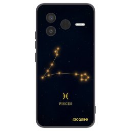 Fekete szilikon tok az alábbi mobiltelefonokra Xiaomi Poco F7 Pro 5G - PISCES