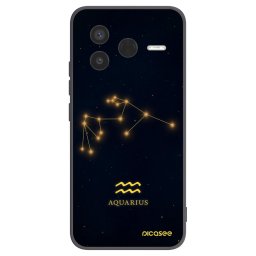 Fekete szilikon tok az alábbi mobiltelefonokra Xiaomi Poco F7 Pro 5G - AQUARIUS
