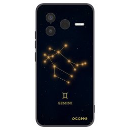 Fekete szilikon tok az alábbi mobiltelefonokra Xiaomi Poco F7 Pro 5G - GEMINI