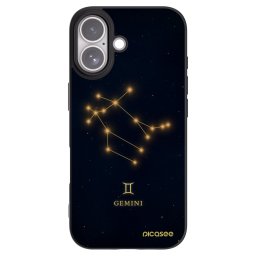 Fekete szilikon tok az alábbi mobiltelefonokra Apple iPhone 17 - GEMINI