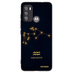 Fekete szilikon tok az alábbi mobiltelefonokra Motorola Edge 60 5G - AQUARIUS