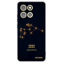 Fekete szilikon tok az alábbi mobiltelefonokra Motorola Moto G86 Power 5G - AQUARIUS