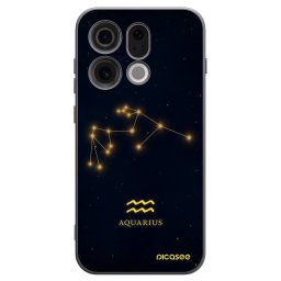 Fekete szilikon tok az alábbi mobiltelefonokra OPPO Find X9 - AQUARIUS