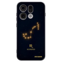 Fekete szilikon tok az alábbi mobiltelefonokra OPPO Find X9 - SCORPIO