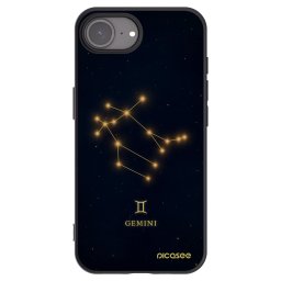 Fekete szilikon tok az alábbi mobiltelefonokra Apple iPhone 17e - GEMINI