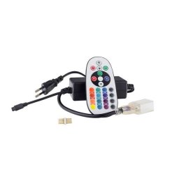 Optonica NEON FLEX tápkábel+verérlő RGB flexibilis fénykábelhez / AC6638