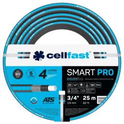 Kerti tömlő 3/4" 25m SMART, 25 bar, 4 rétegű locsolótömlő kerti öntözéshez