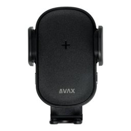 AVAX Autós töltő, vezeték nélküli, szellőzőrácsra, AVAX "WH600 Freely+", fekete
