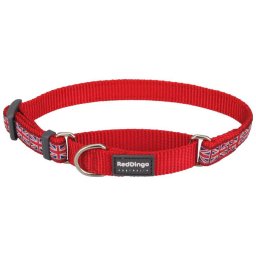 Red Dingo Union Jack Martingale nyakörv Large