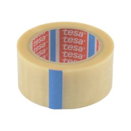 Ragasztószalag TESA 4124 50mm/66m áttetsző PVC/NK/65my csendes letekerésű, csomagolásra