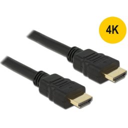 Delock Nagy sebességű HDMI kábel Ethernet - HDMI A hím > HDMI A hím 4K 5 m