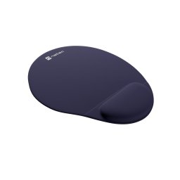 Ergonómikus gél egérpad Natec MARMOT, sötétkék, 245x225 mm
