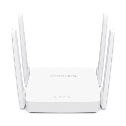 Mercusys AC10 AC1200 router, 2xLAN, 1xWAN, 4x fix antenna