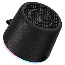 Hoco HC49 bluetooth hangszóró beépített világítással, telefonra rögzíthető, mágneses, 8W, fekete