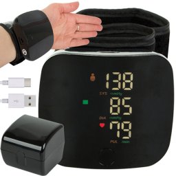 Elektronikus USB-s csuklós vérnyomásmérő LCD kijelzővel, hangfunkcióval