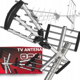 DVB-T antenna DVB-T2 LTE szűrővel, 4K ULTRA HD Erős, 120 km