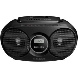 Philips AZ215B/12 CD Player Black