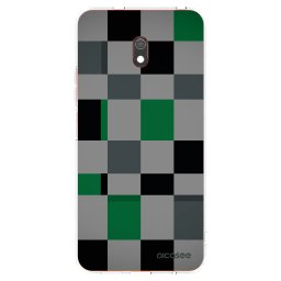 Átlátszó szilikon tok az alábbi mobiltelefonokra Xiaomi Redmi 8A - Block Grid